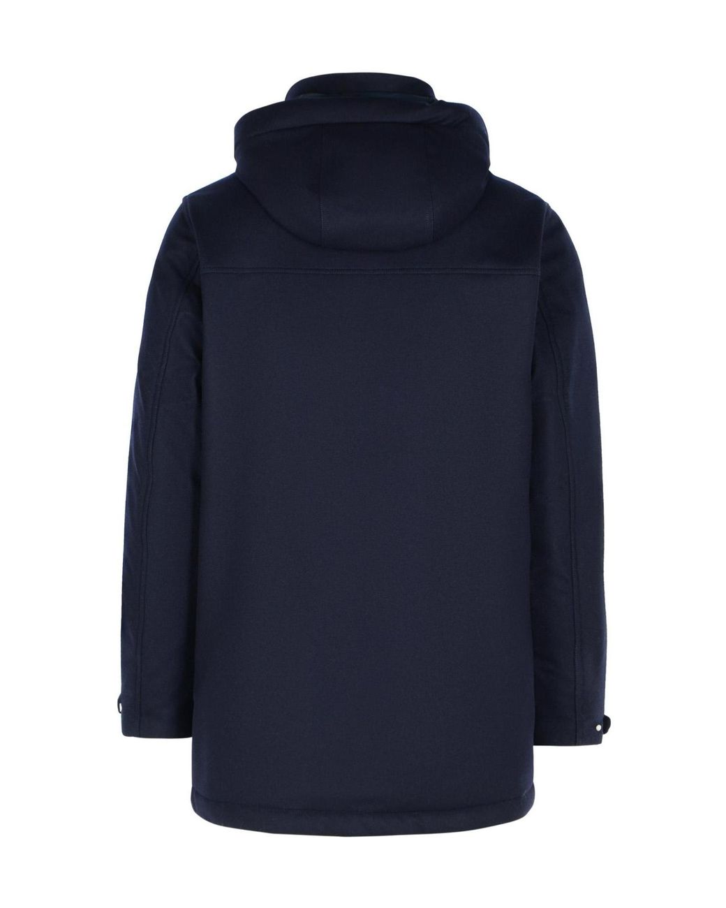 Zegna Blue Zip-Up Hooded Jacket for men