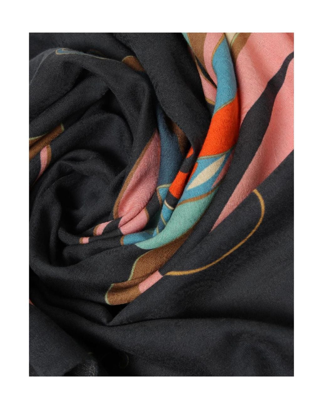Etro Green Paisley-Print Scarf