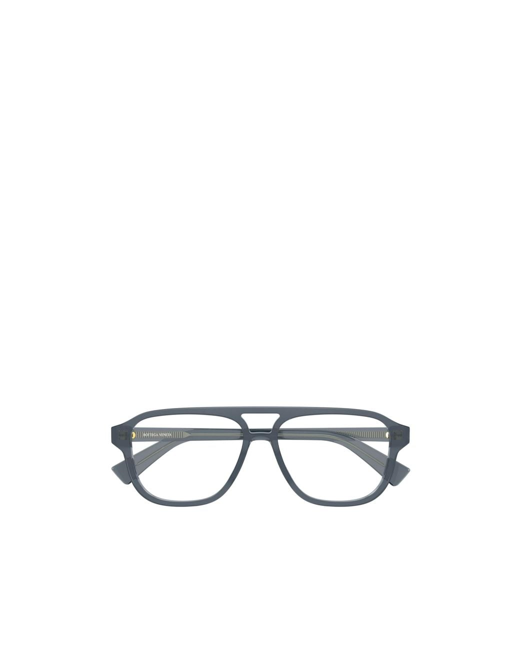 Bottega Veneta White Eyewear Aviator Glasses for men
