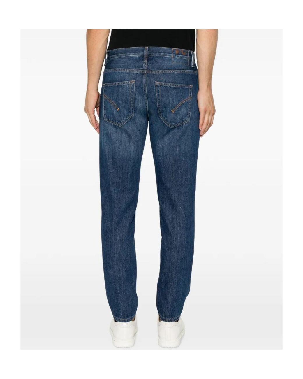 Dondup Blue Brighton Carrot-Fit Jeans for men