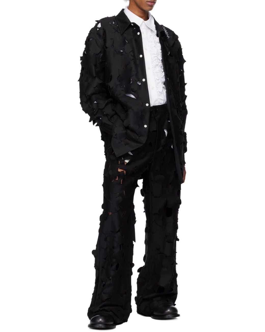 Marni Blue Cotton Cargo Pants for men
