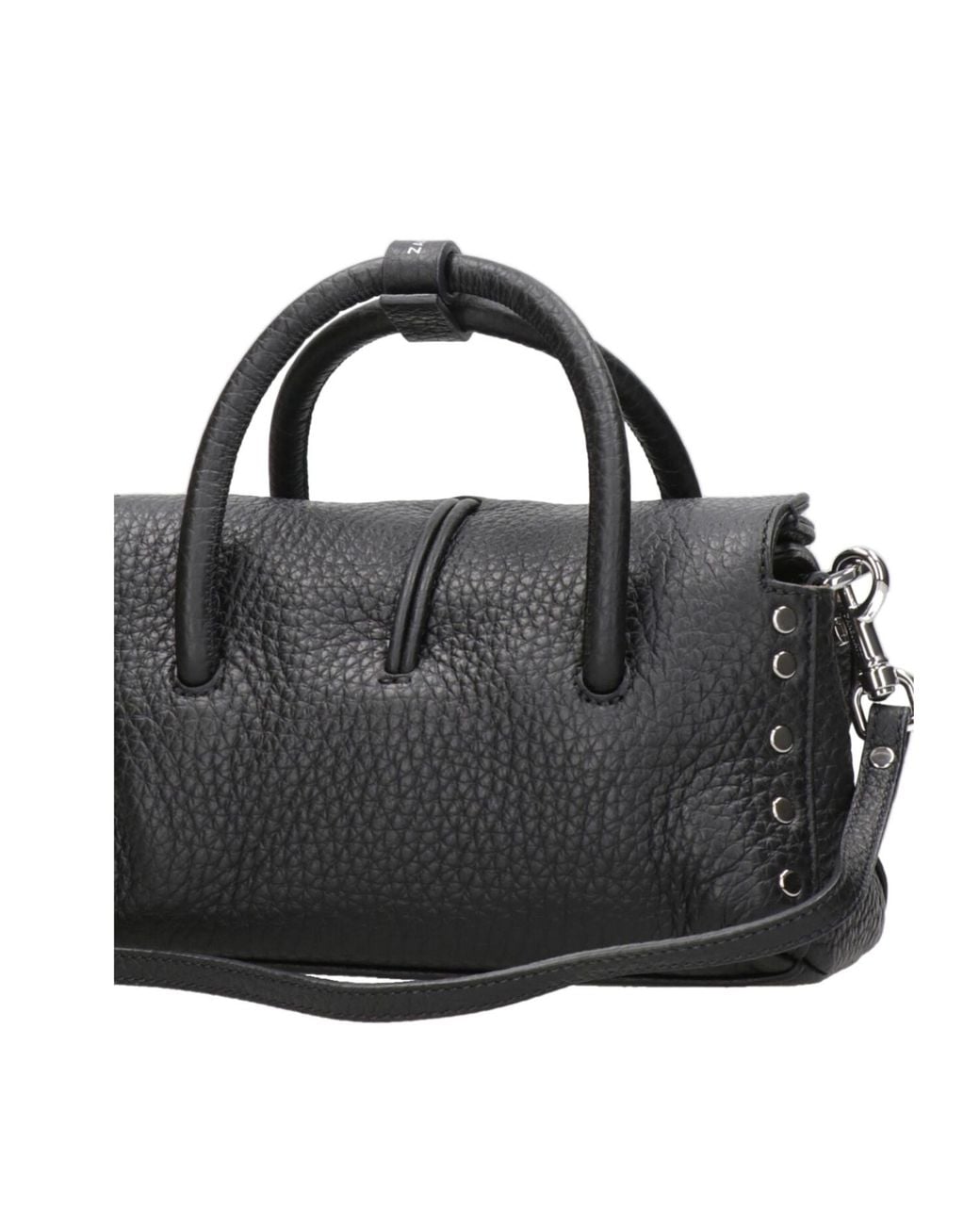 Zanellato Black Solid Color Shoulder Bag