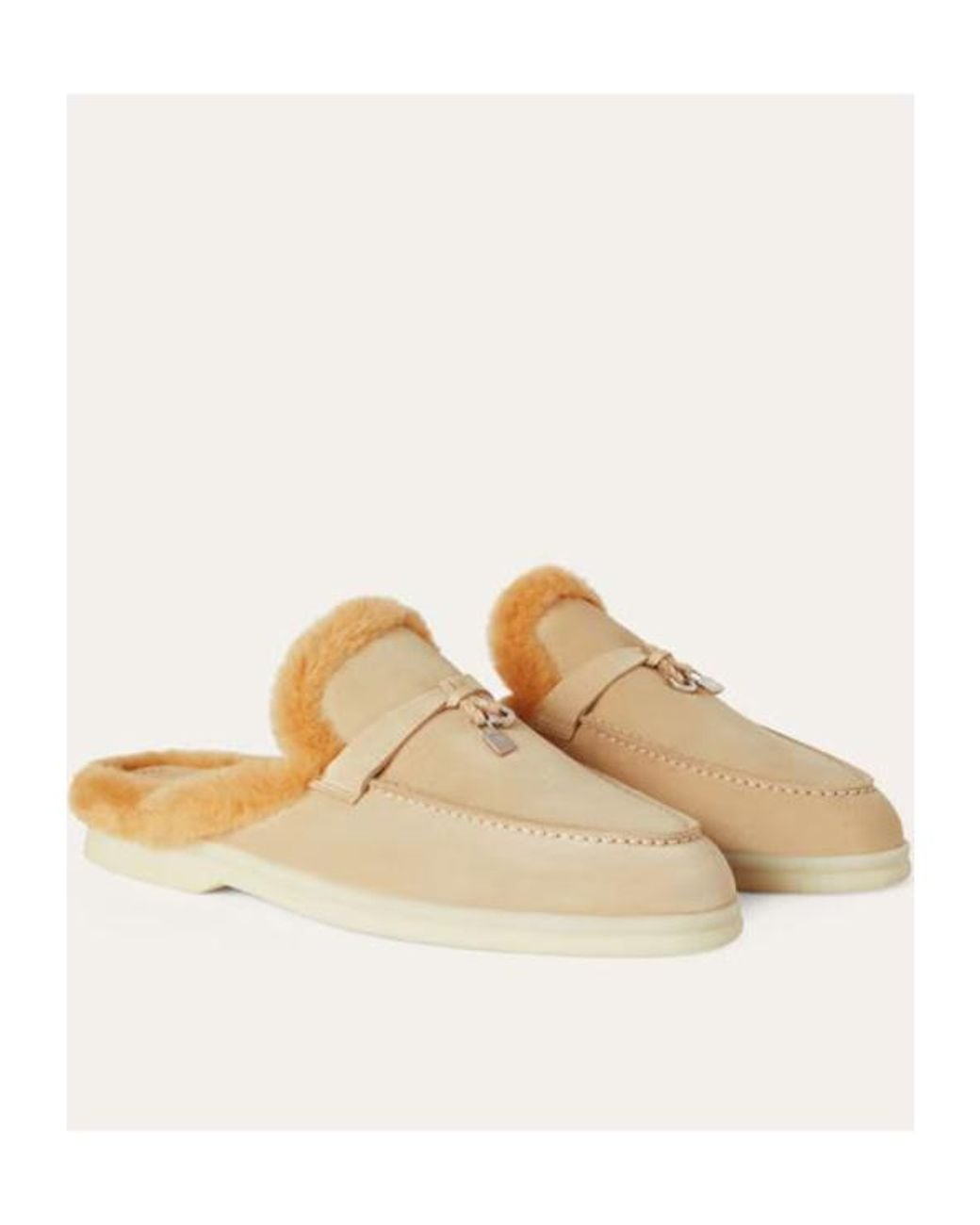 Loro Piana Multicolor Logo Pendant Muller Shoes