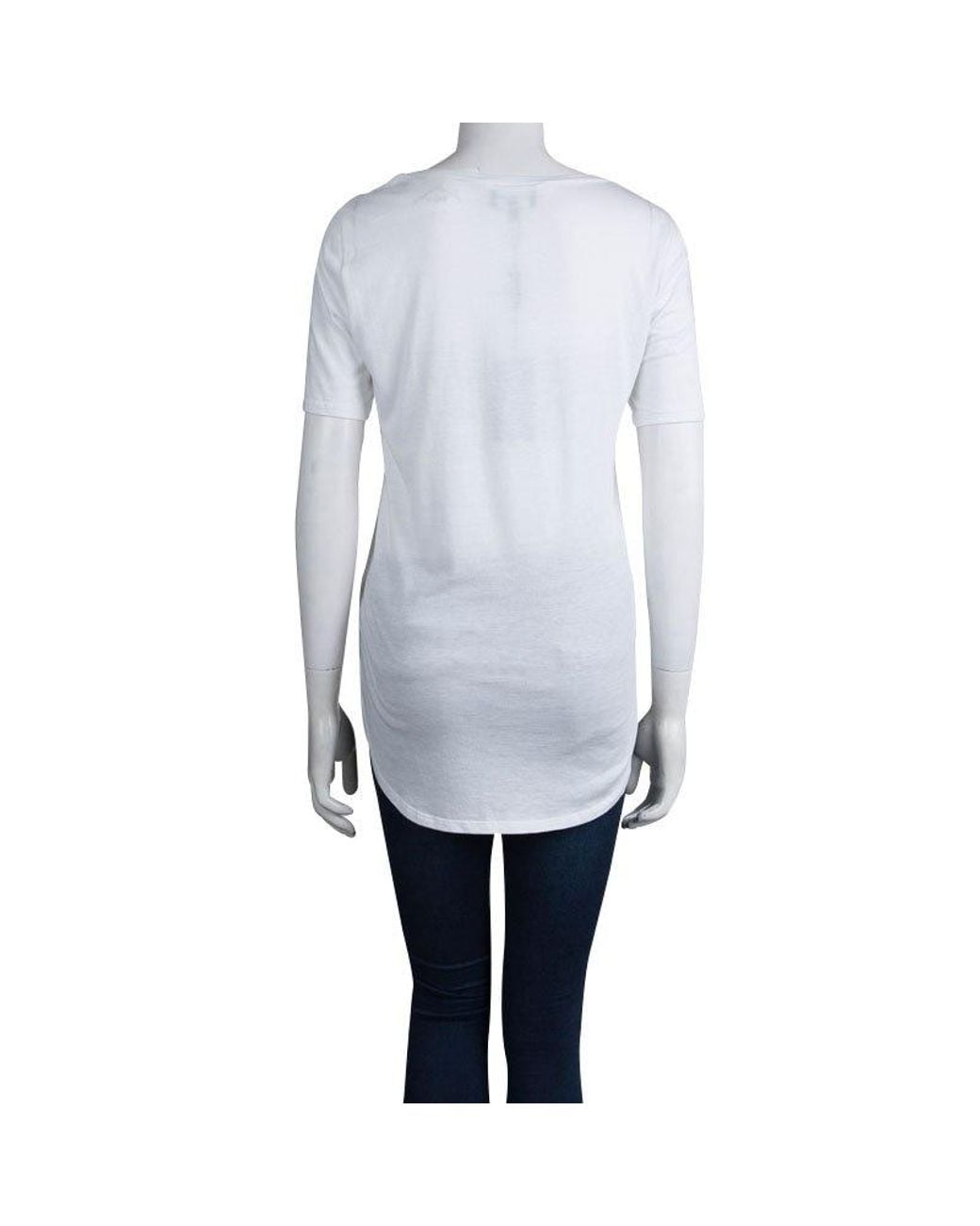 Emporio Armani Blue Logo-Detail T-Shirt