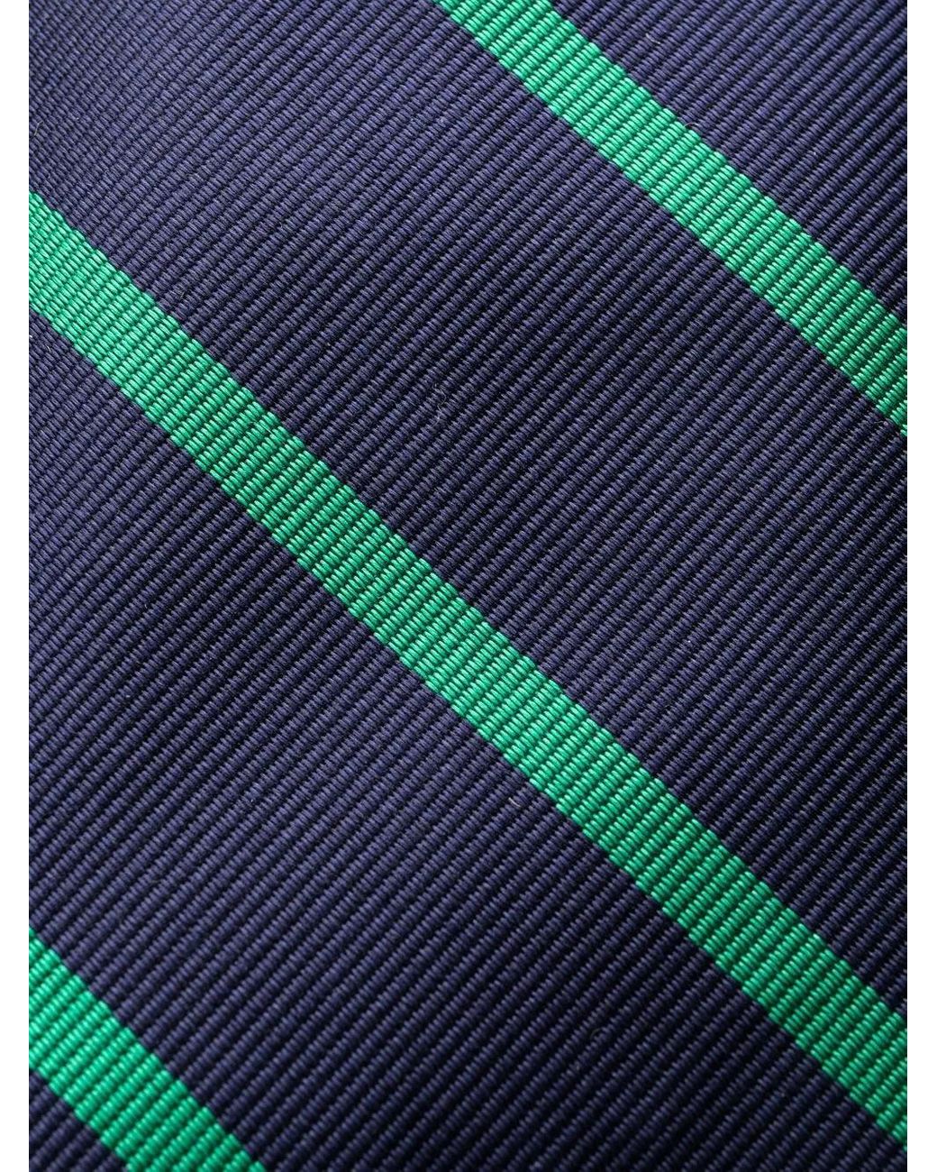 Polo Ralph Lauren Blue Diagonal Stripe Silk Tie for men