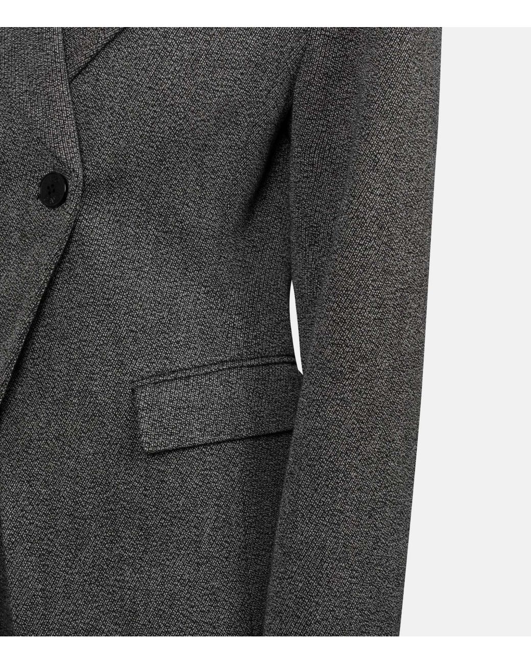 Ganni Gray Suiting Blazer