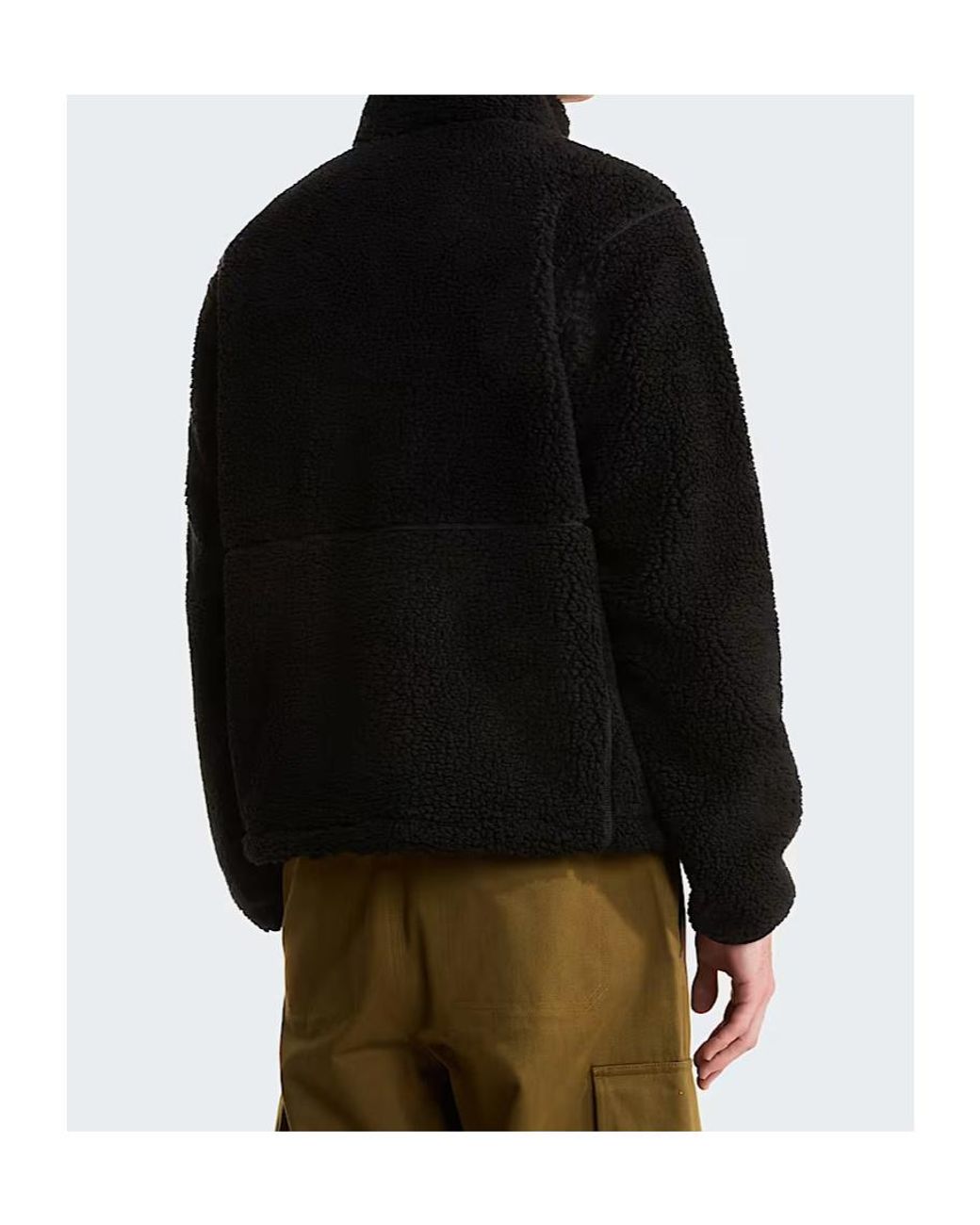 The North Face Black Extreme Pile 2 Fleece Zip-Up Bomber Jacket for men