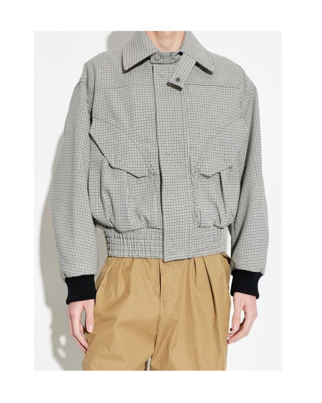 Dries Van Noten Gray Long Sleeve Jacket for men