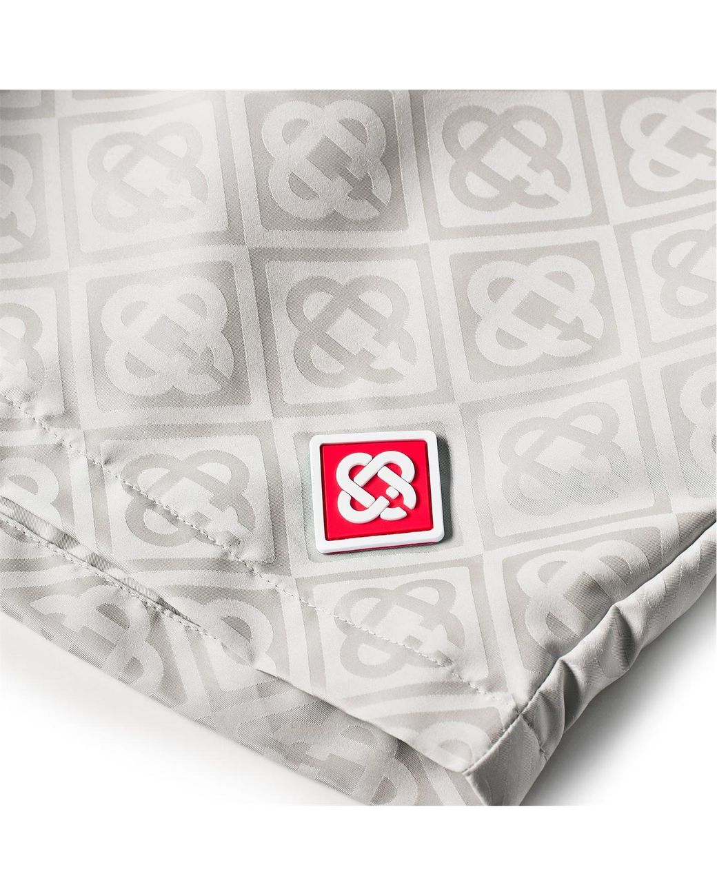 Casablanca White Logo-Stamped Swim Trunks for men