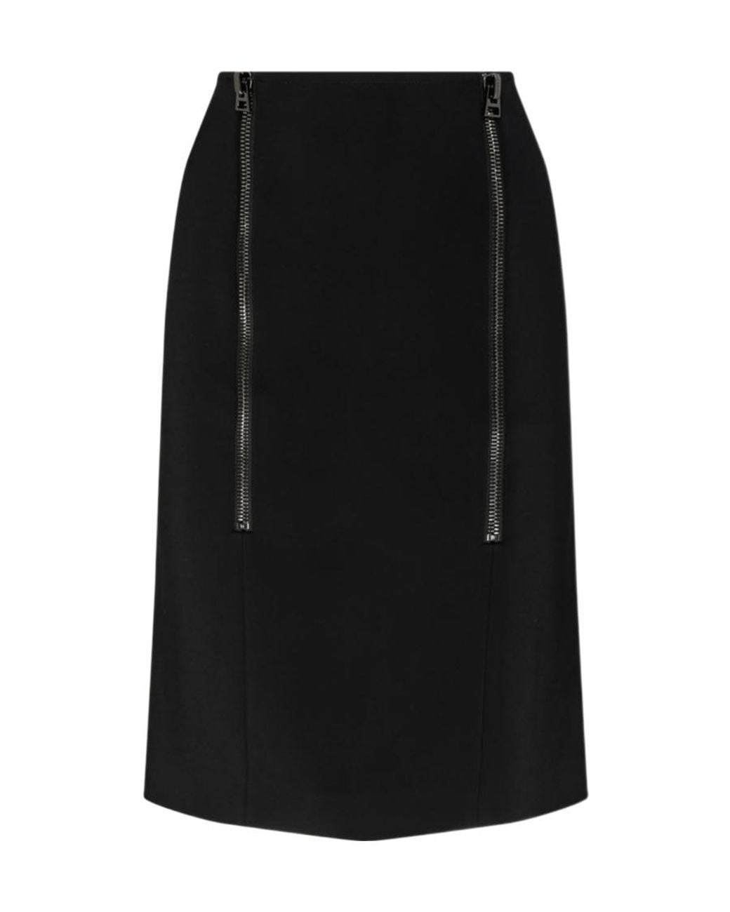 Tom Ford Black Straight Hem Midi Pencil Skirt
