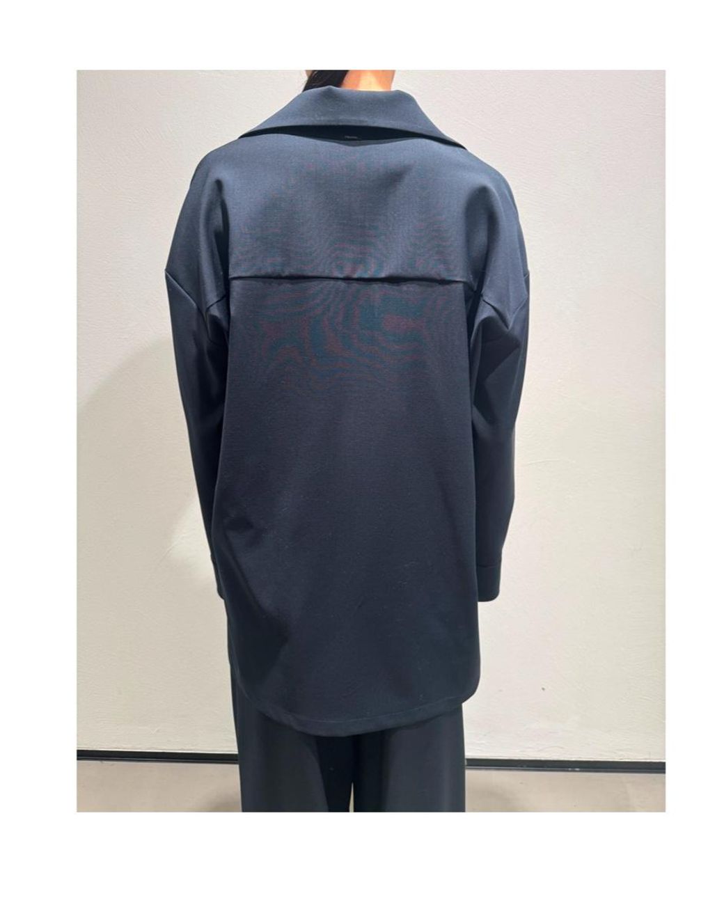 Max Mara Blue 'S Wide Fit Cloth Blouse