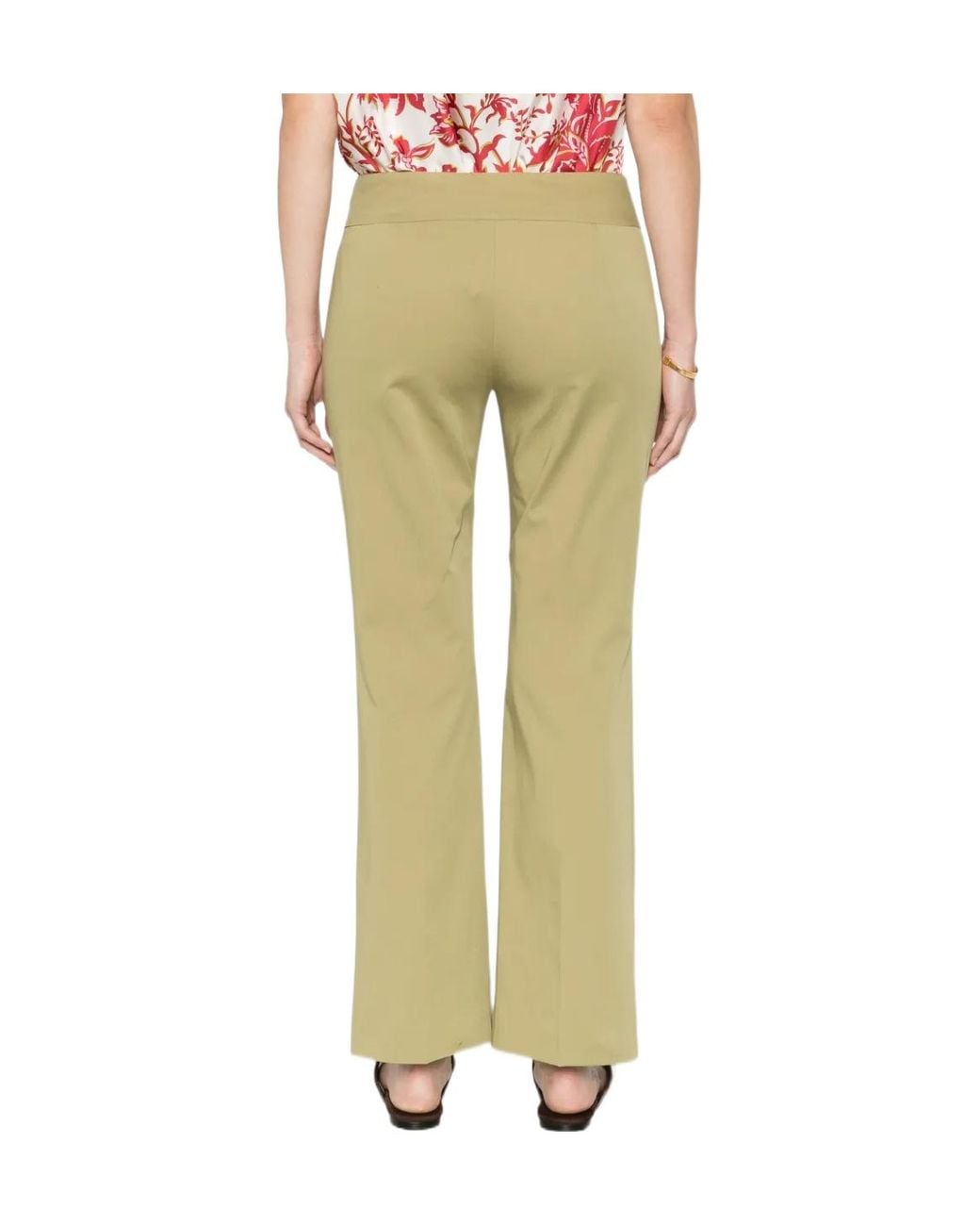 Etro Natural Buttoned Front-Pocket Trousers