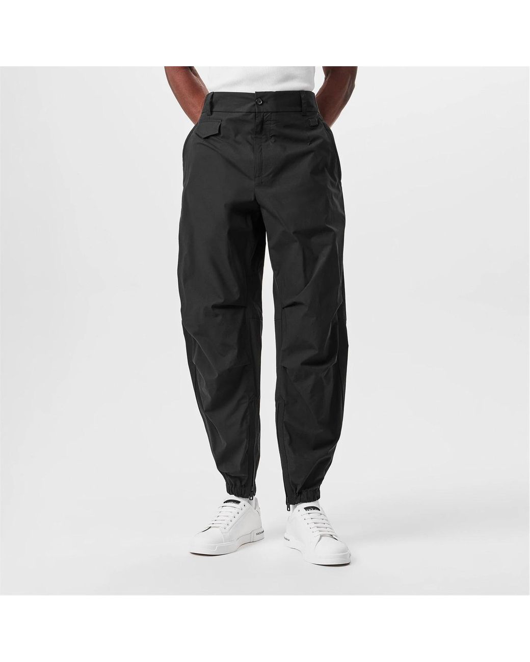 Dolce & Gabbana Black Tracksuit Jogging Bottoms for men