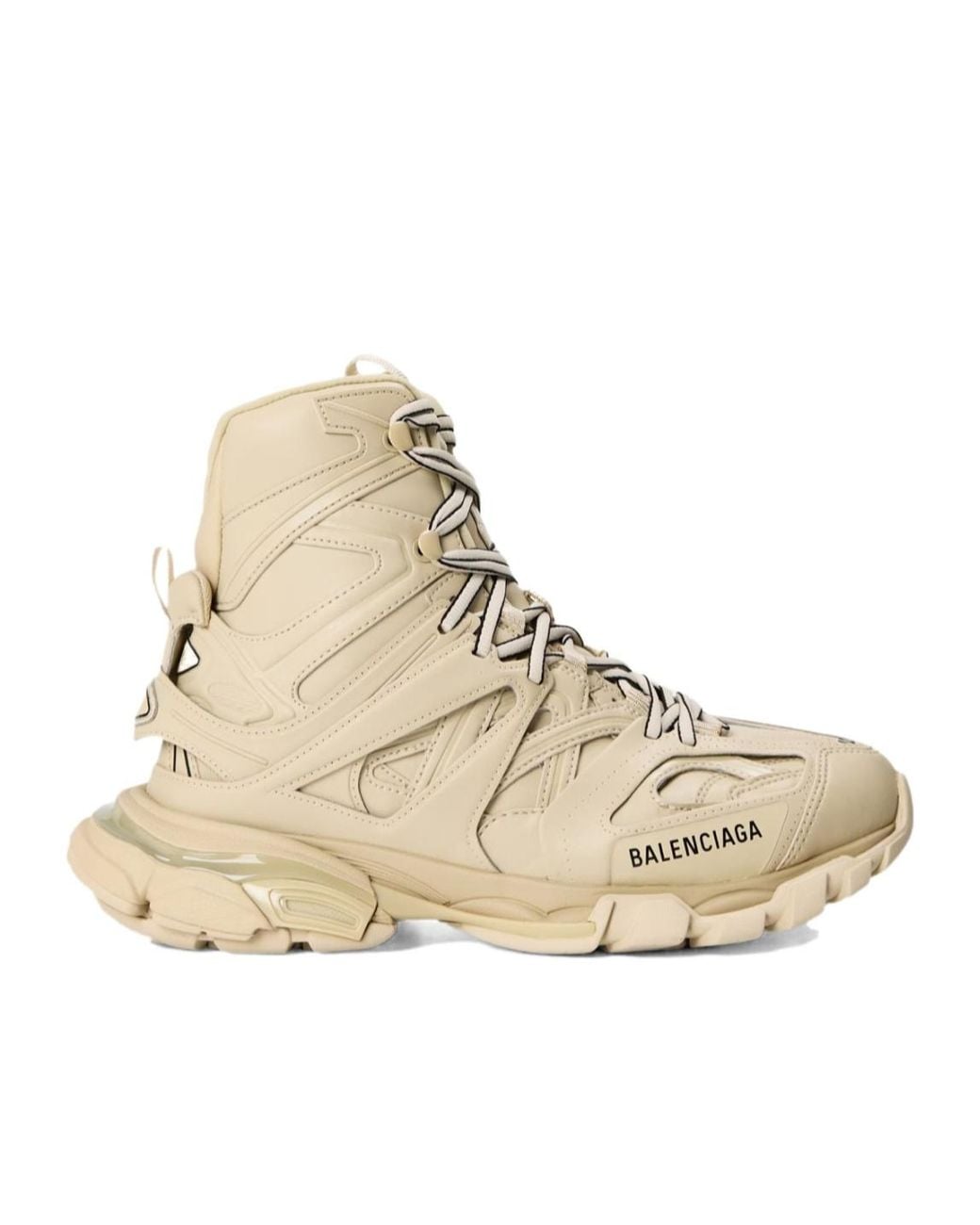 Balenciaga Natural Round-Toe Sneakers