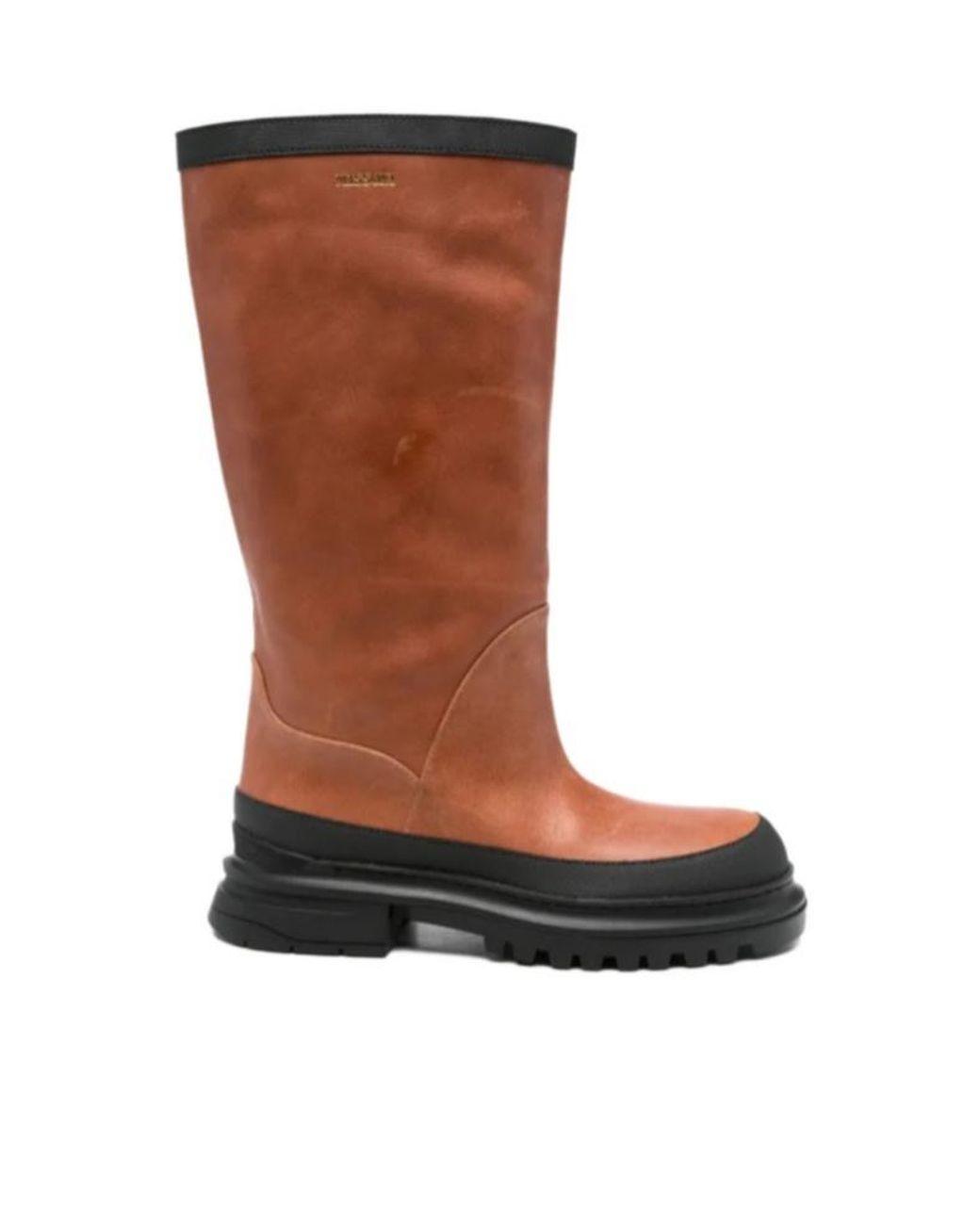 Missoni Brown Leather Platform Boots