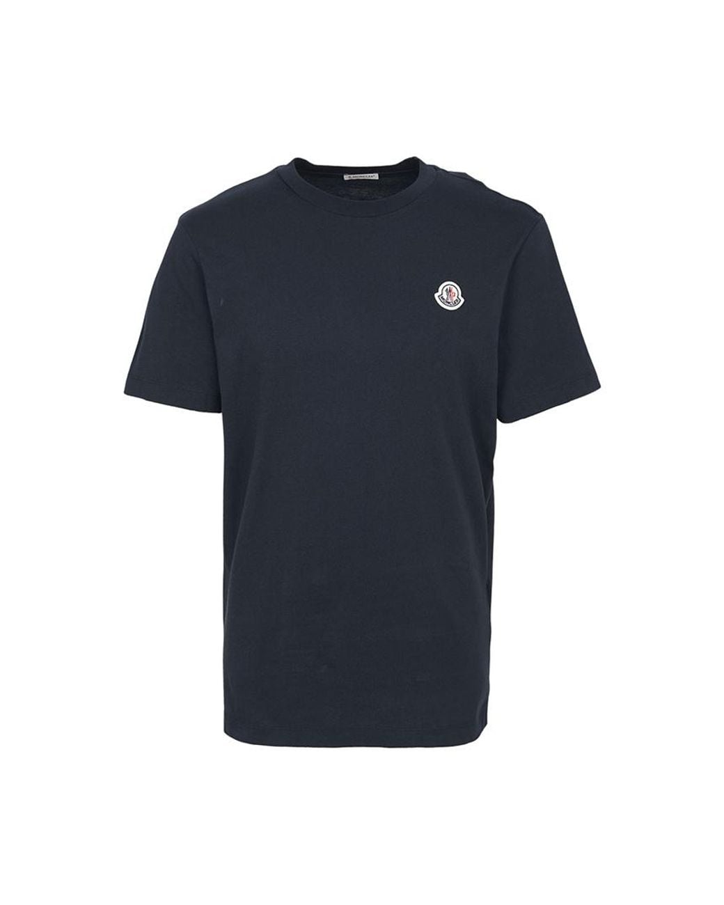 Moncler White Short-Sleeved T-Shirt for men