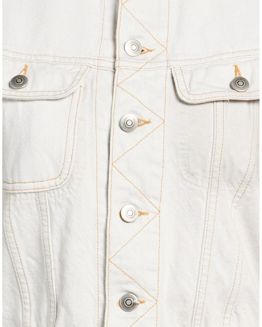 Maison Margiela White Denim Trucker Jacket