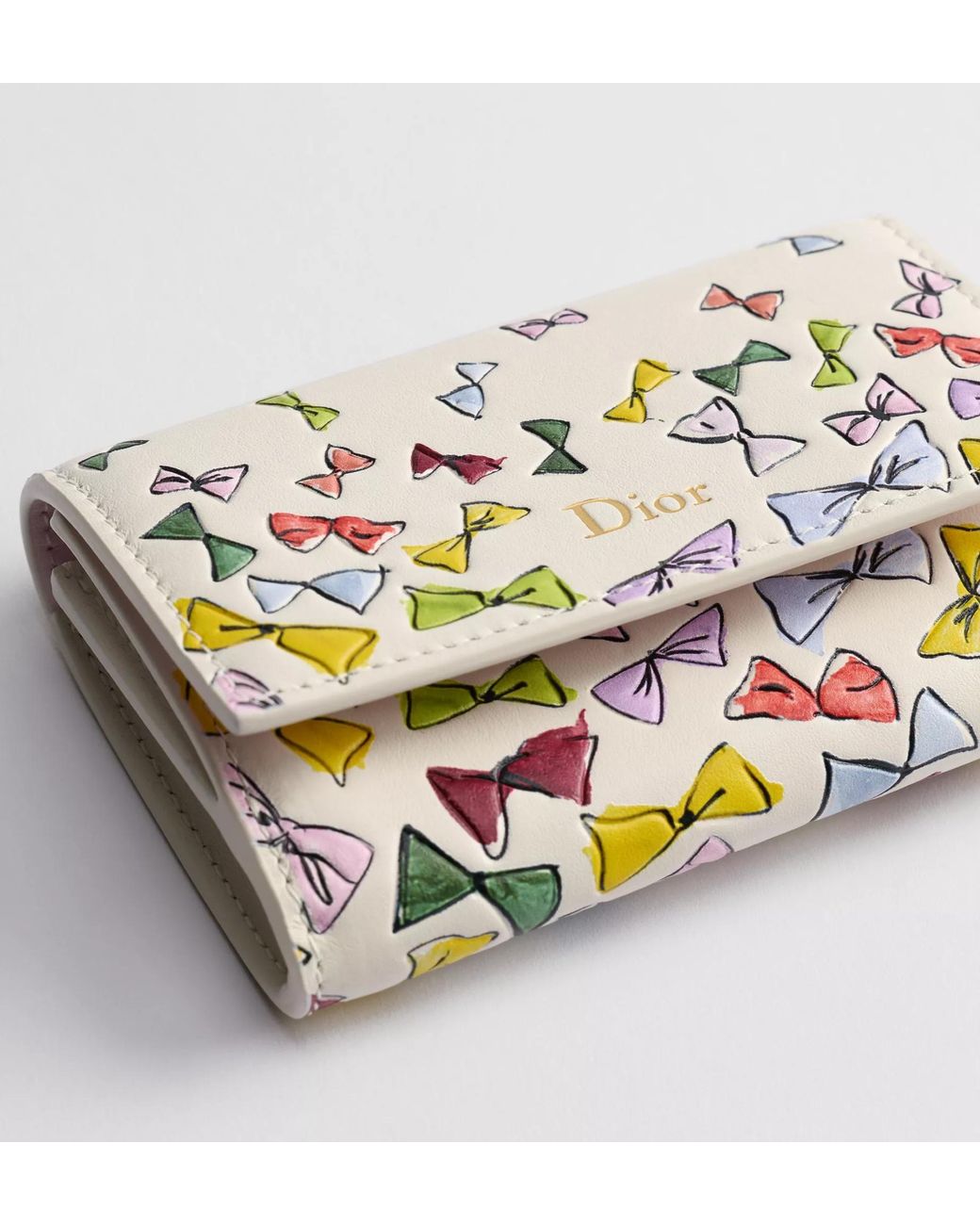 Dior White Iviera Glycine Wallet