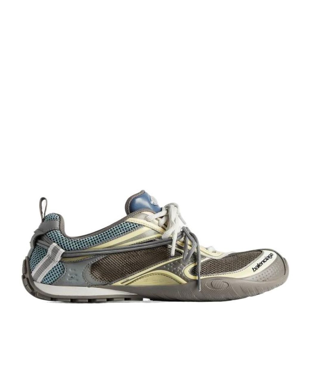 Balenciaga Green Radar Gradient Lines Sneaker for men