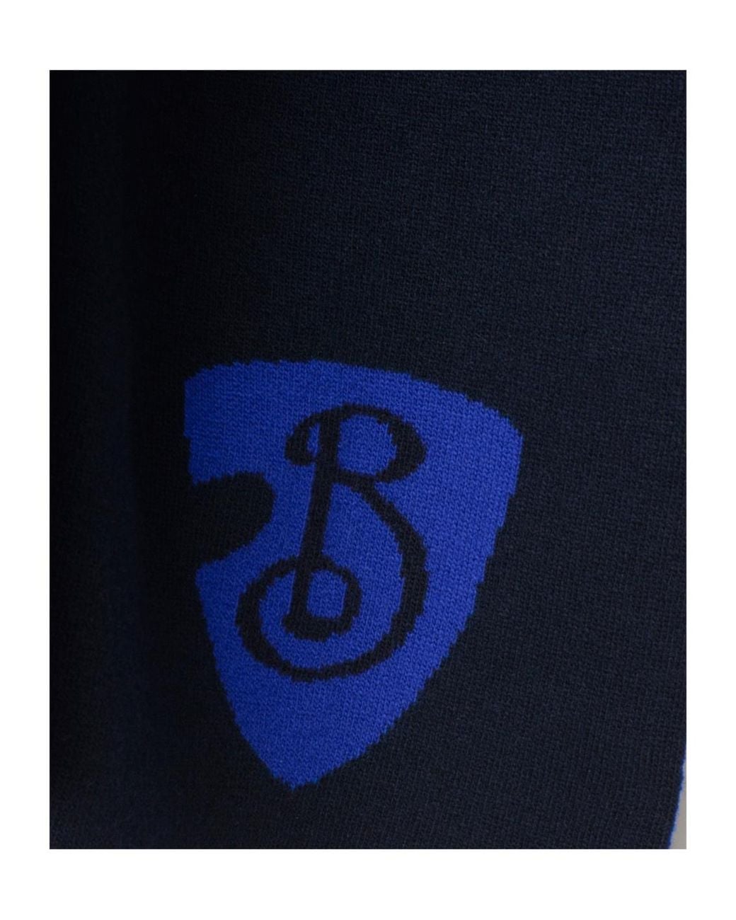 Burberry Blue Equestrian Knight Design Cape