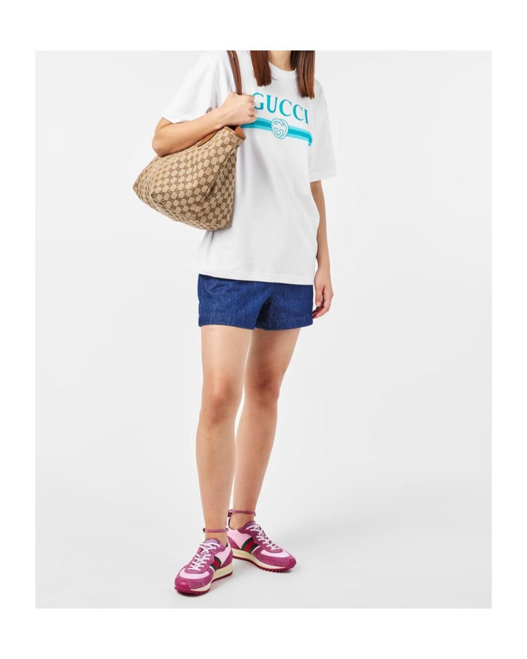 Gucci Pink Re-Motion Sneakers