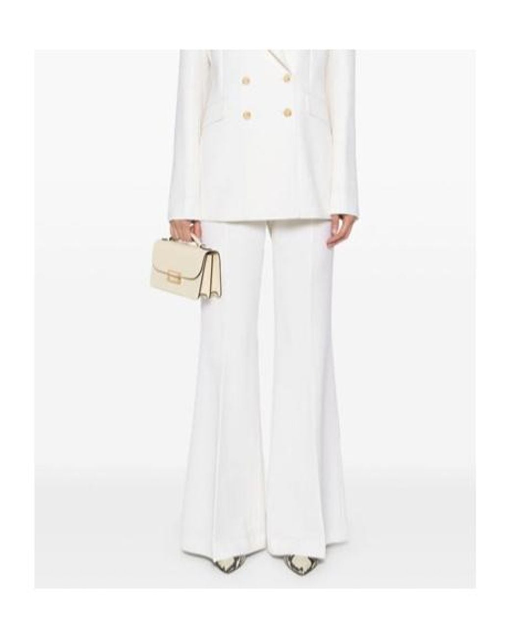Gabriela Hearst White Bell-Bottoms