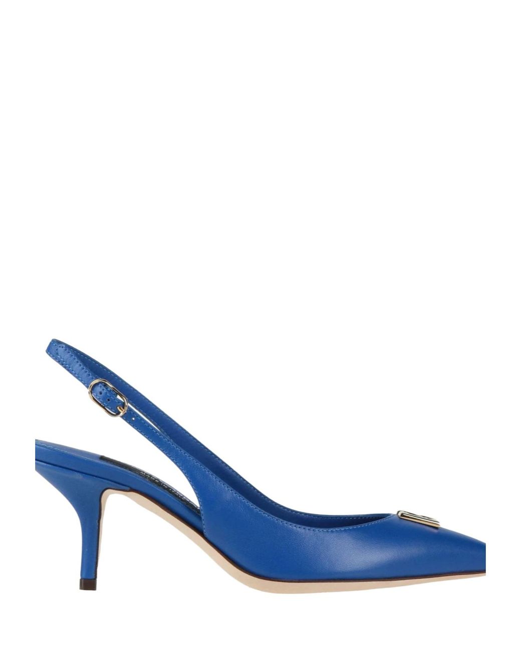 Dolce & Gabbana Blue Pointed-Toe Stiletto Heels