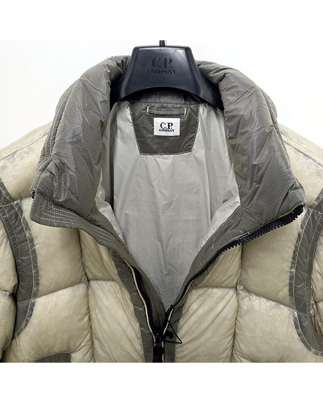C P Company Multicolor Quilted Down Jacket for men
