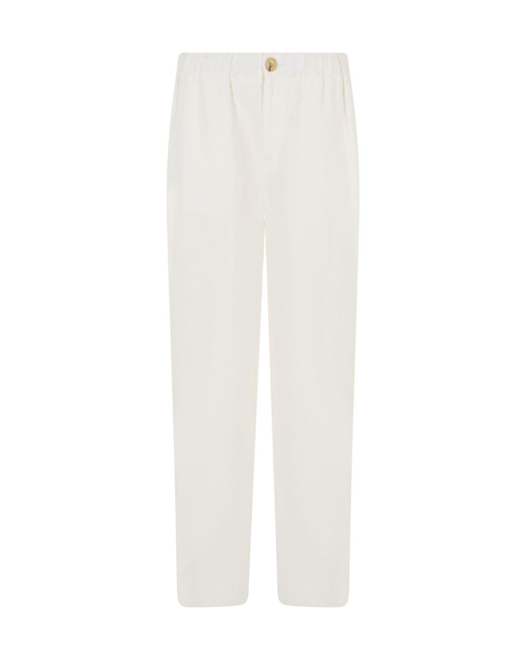 Vince Multicolor Elastic Waist Straight-Leg Pants