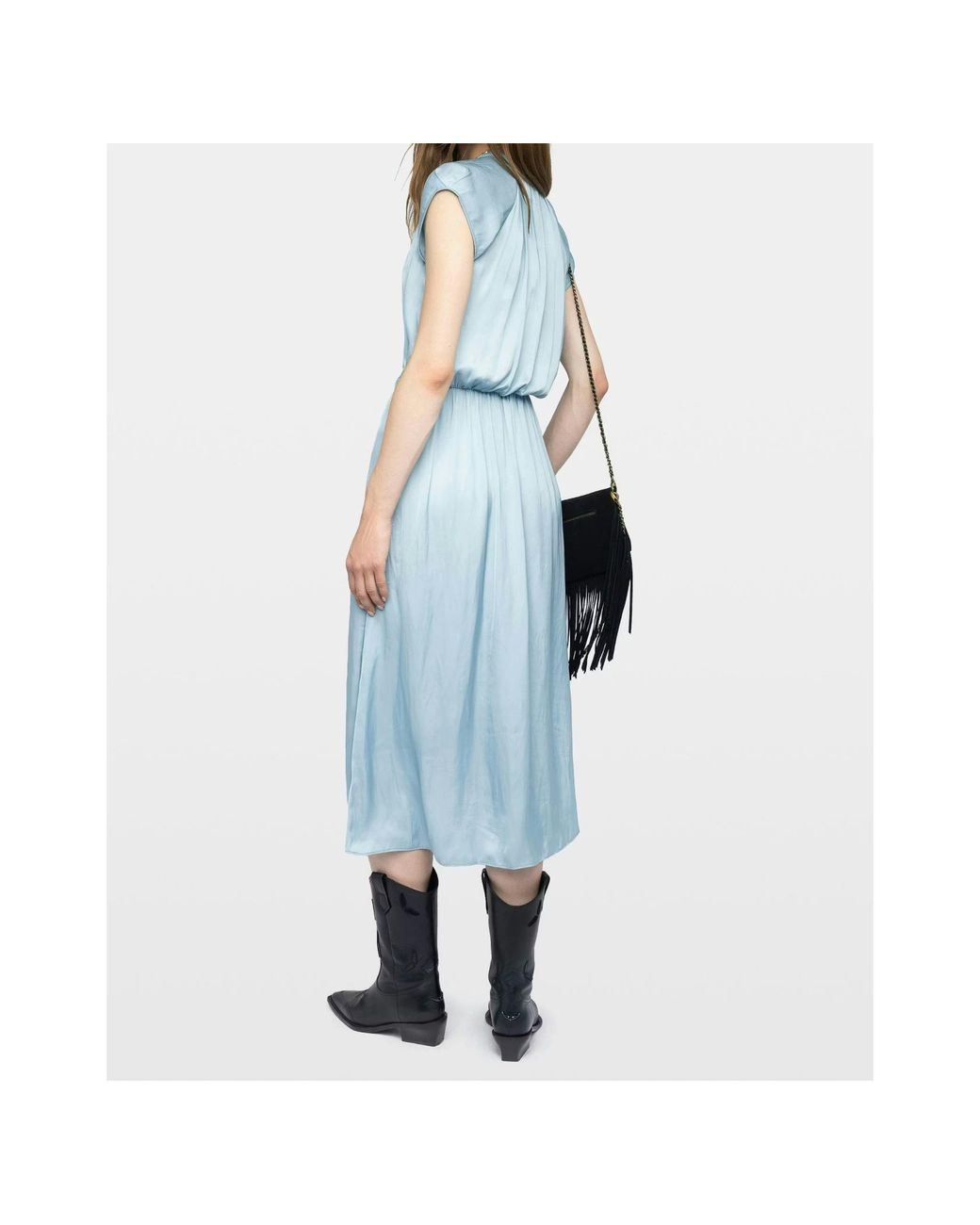 Zadig & Voltaire Blue Randall Midi Dress