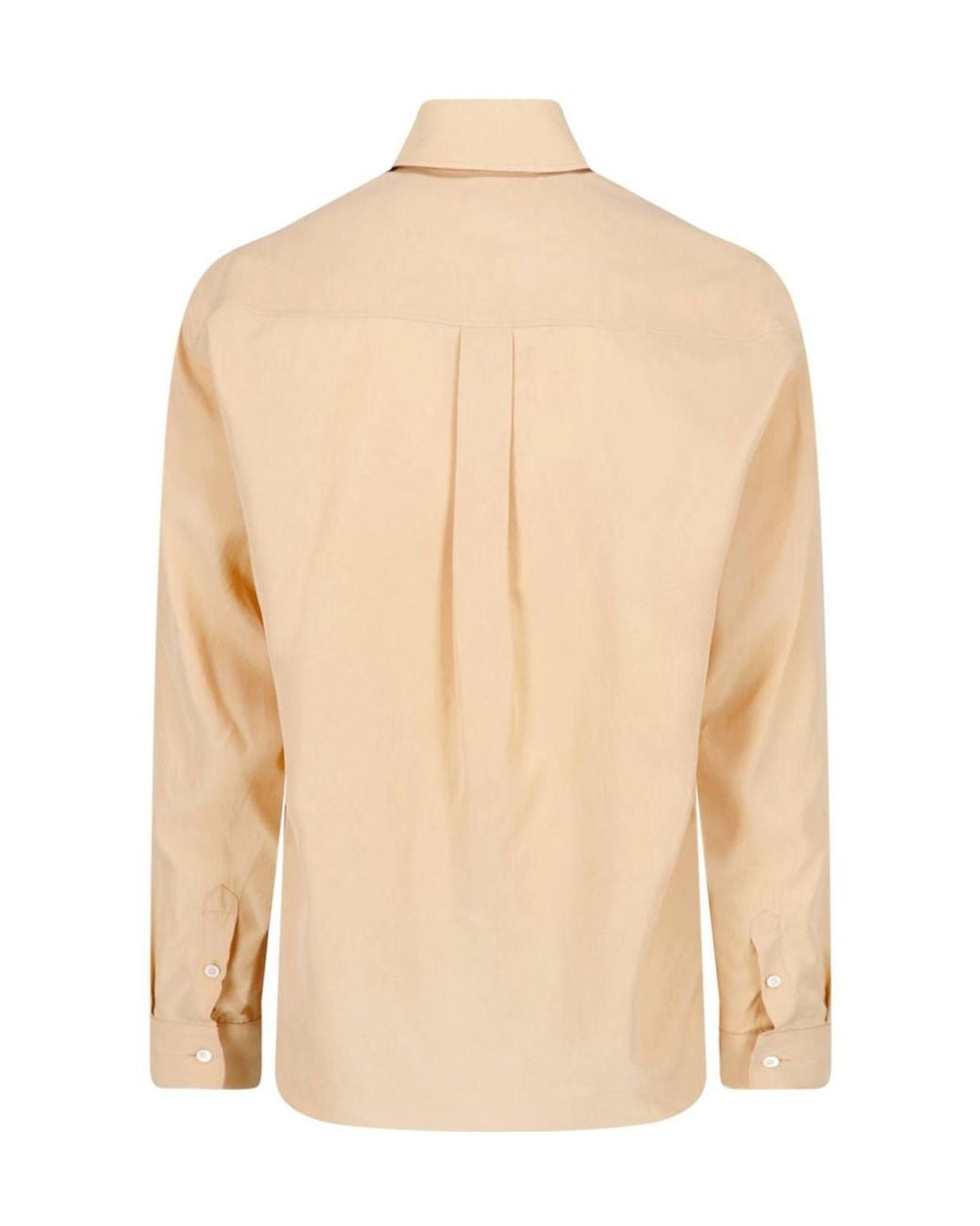 Lemaire Natural Long Sleeved Shirt for men