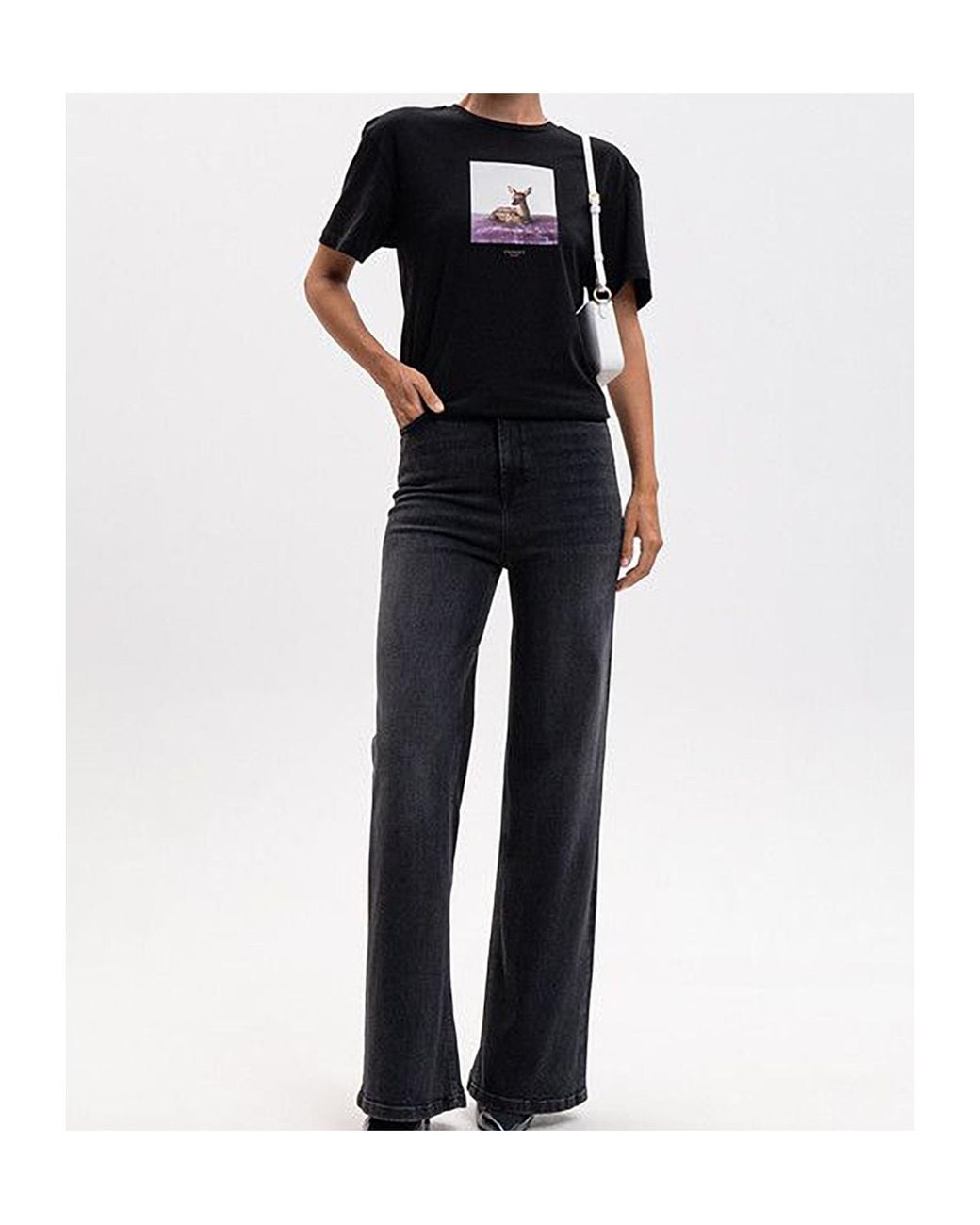 Twinset Blue High Waist Wide-Leg Jeans