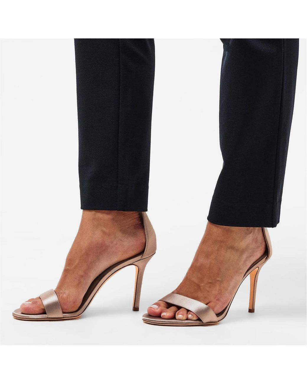 Ralph Lauren Multicolor Real Leather Allie Heeled Sandals