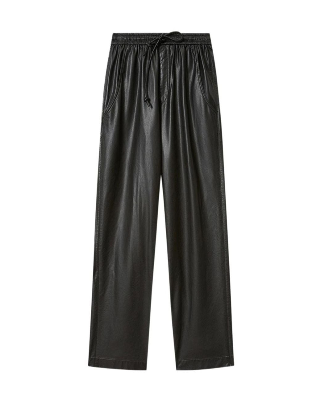 Isabel Marant Gray Isabel Marant Étoile Elasticated Drawstring Waistband Trousers