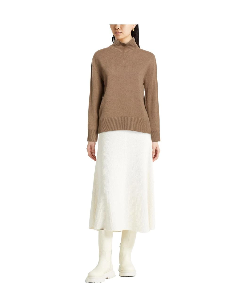 Max Mara Brown Max Mara Turtleneck