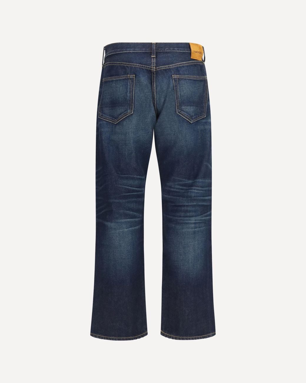 Tom Ford Blue 1950S Selvedge Straight Jeans for men