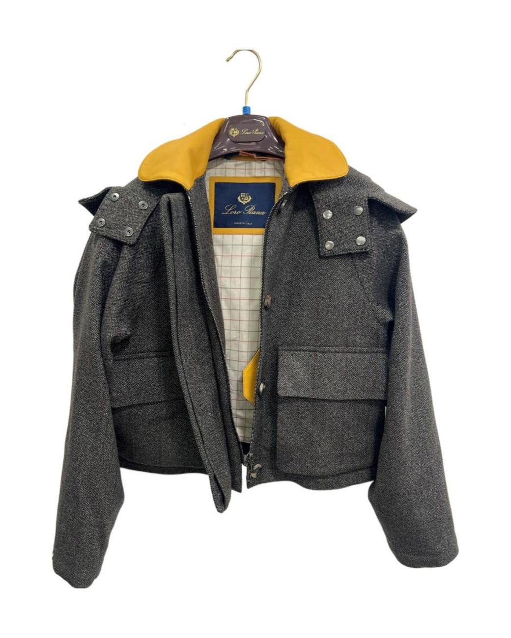 Loro Piana Black Horsey Casual Jacket