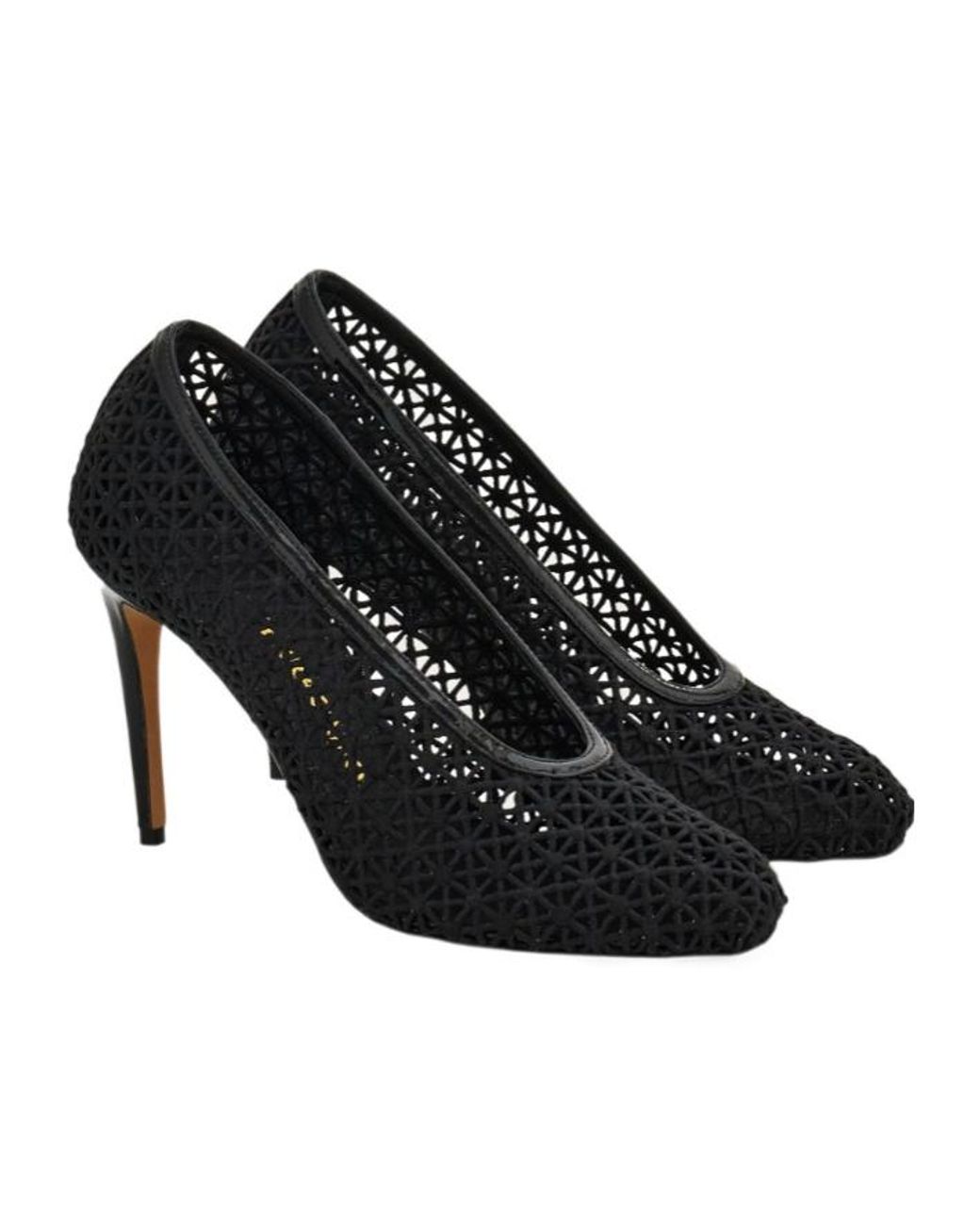 Ferragamo Black Ferragamo Macramé Pumps