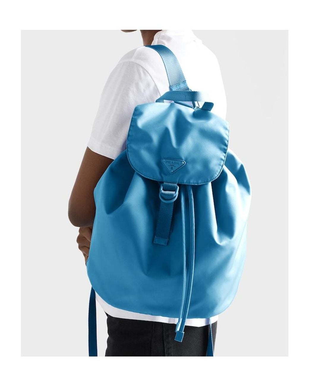 Prada Blue Re-Nylon Backpack