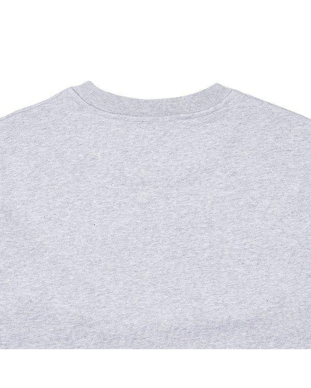 Maison Kitsuné White Crew Neck Sweatshirt for men