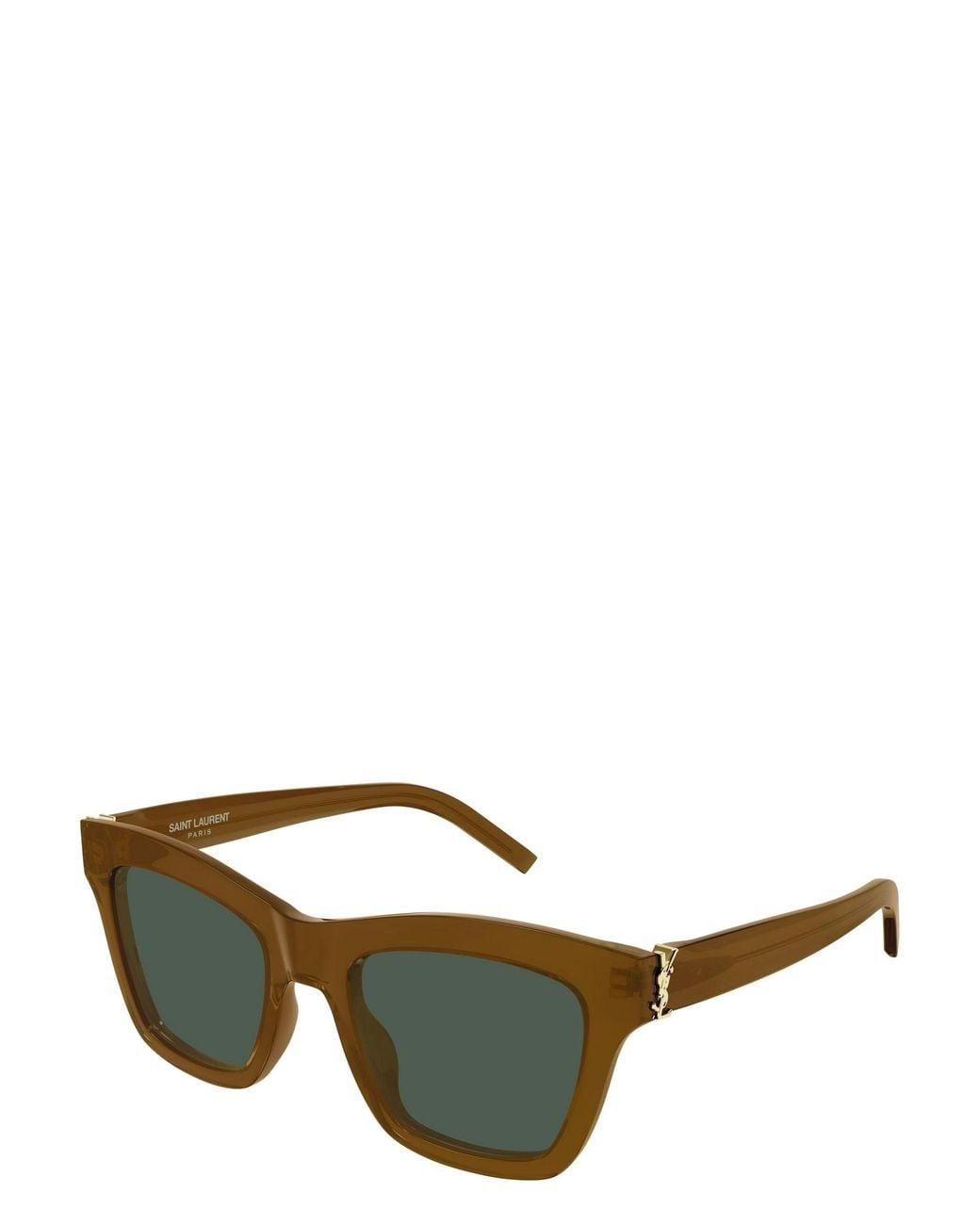Saint Laurent Green Full-Frame Sunglasses