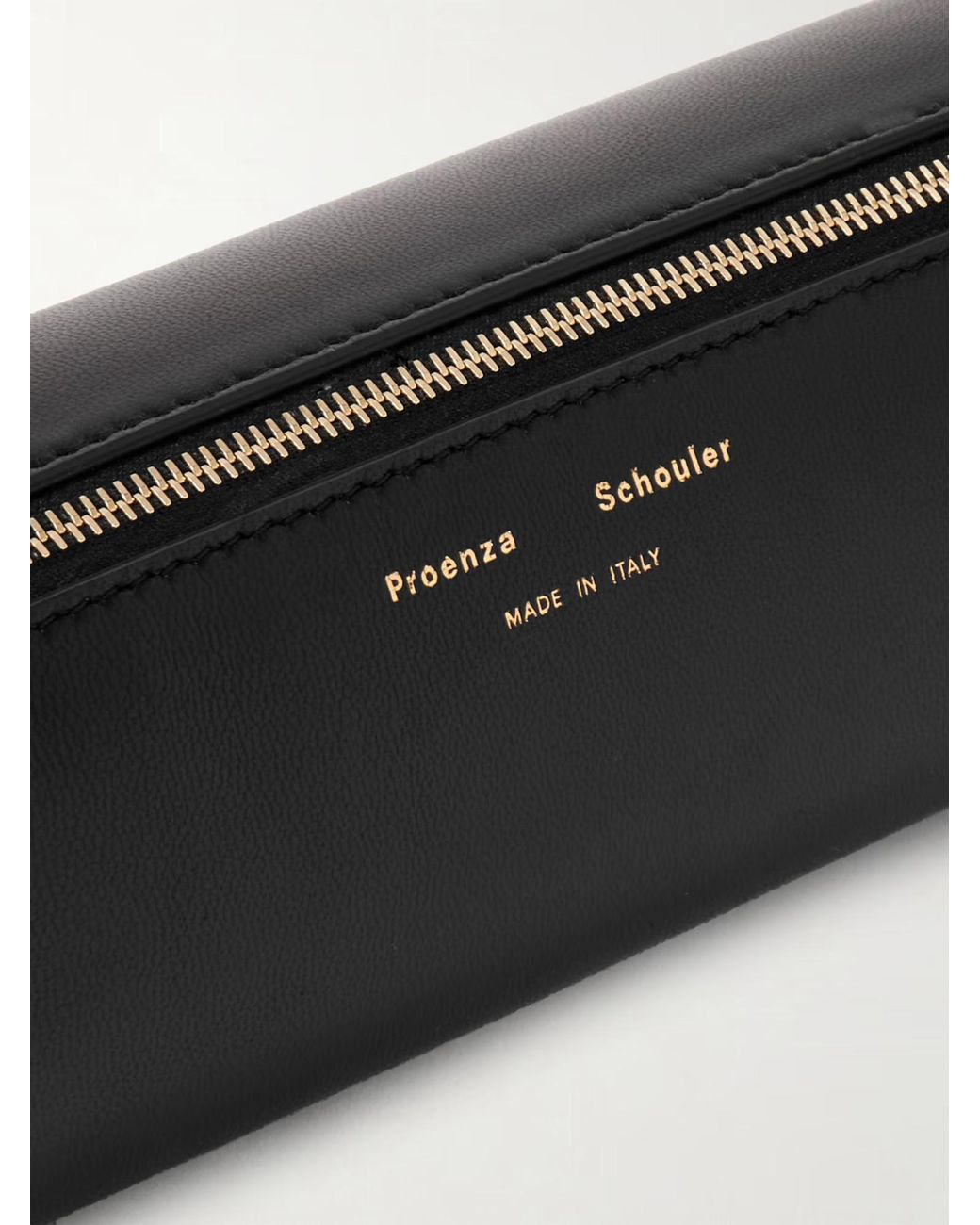 Proenza Schouler Black Silo Leather Shoulder Bag