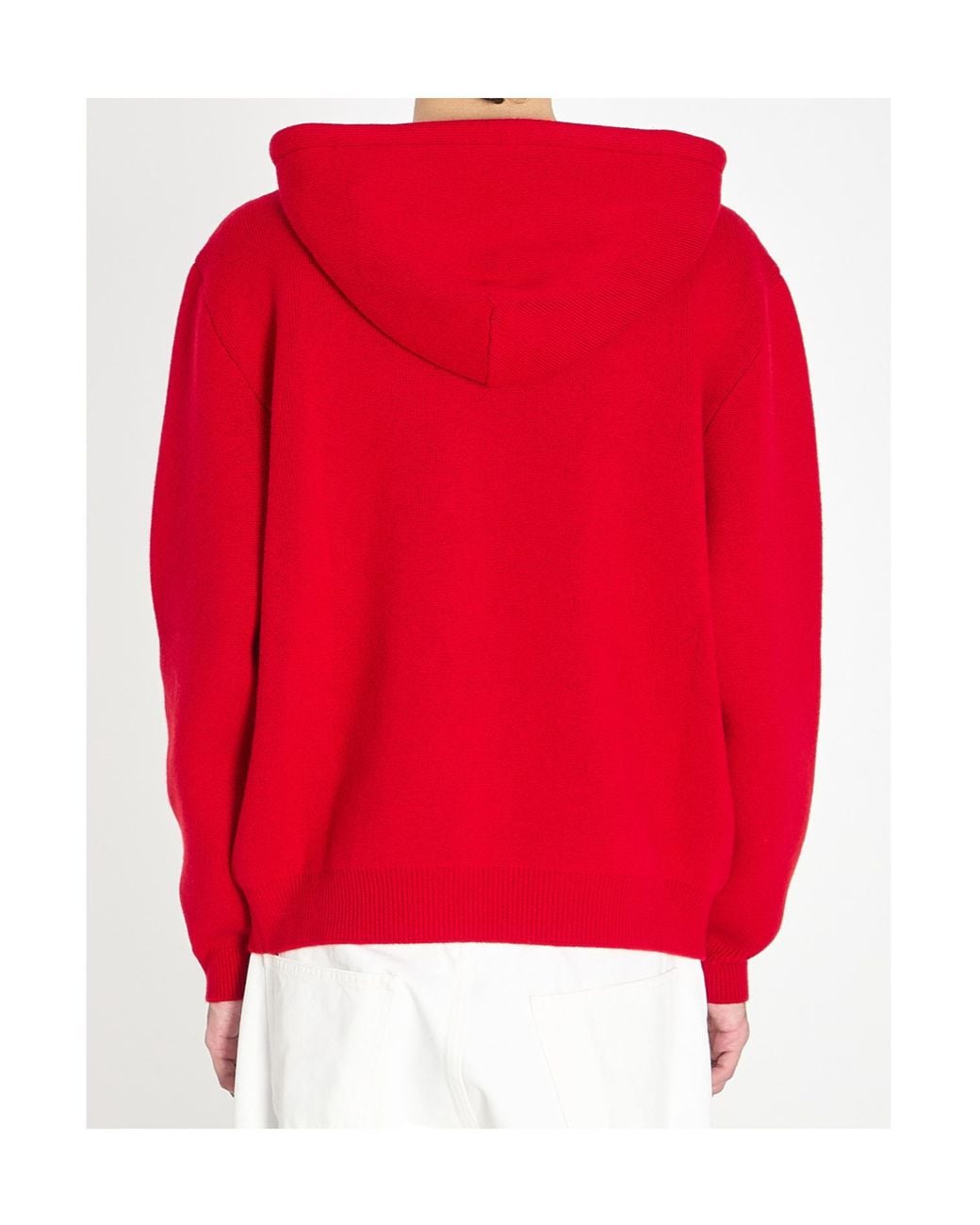 Céline Red Hooded Sweater for men
