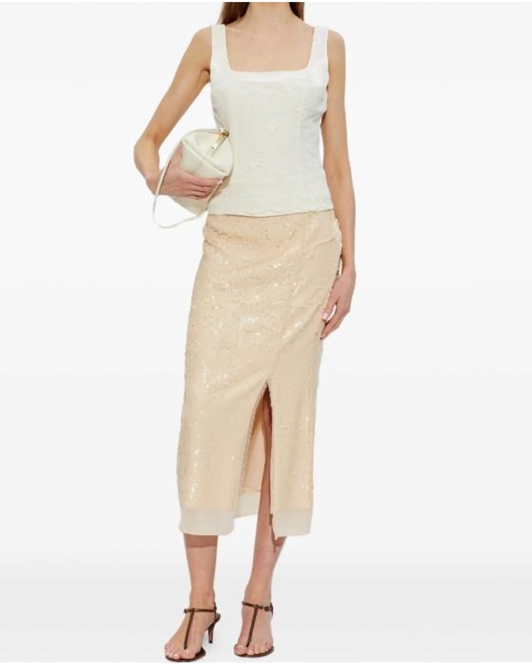 Posse White Cove Embroidered Top