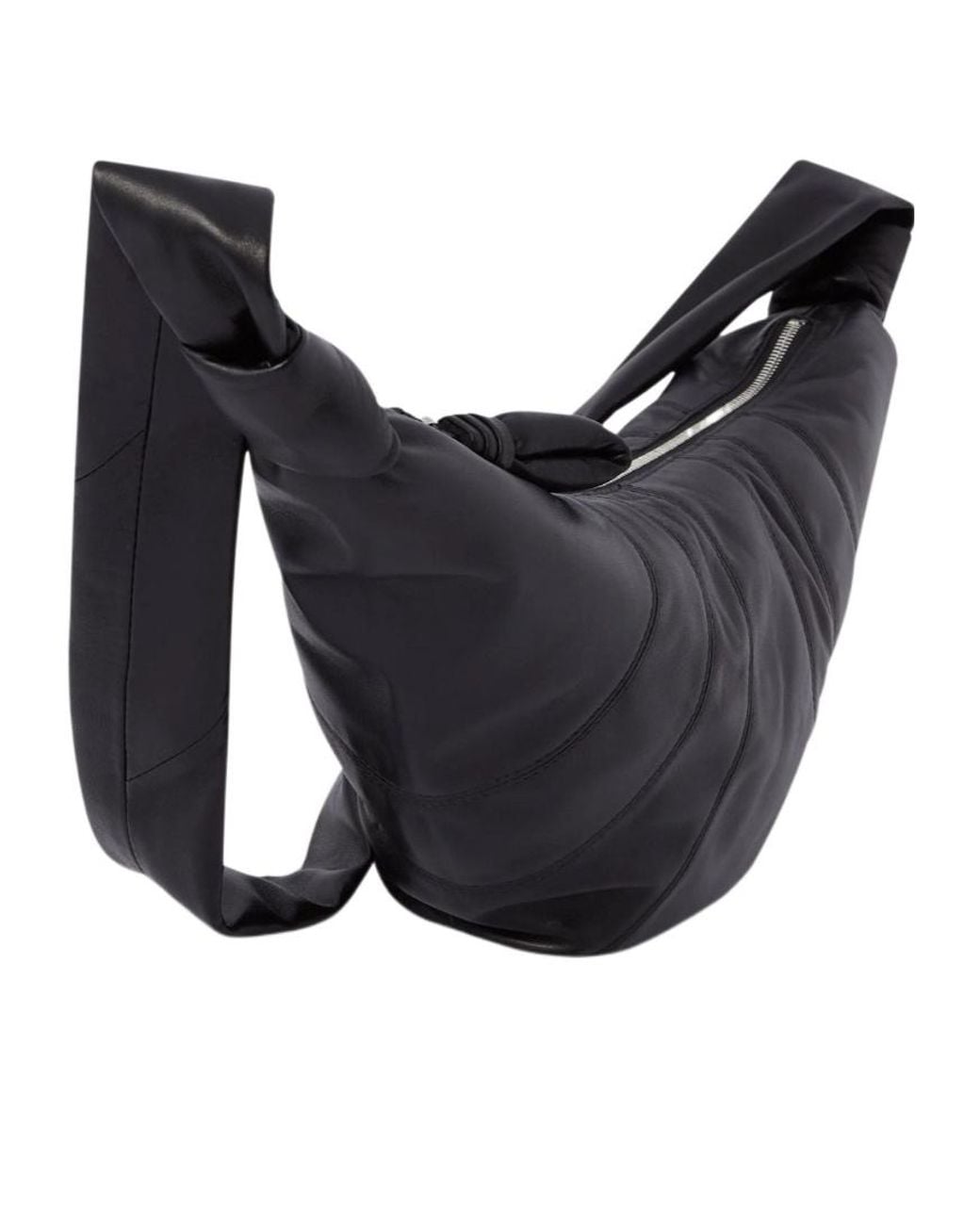 Lemaire Black Croissant Medium Shoulder Bag for men