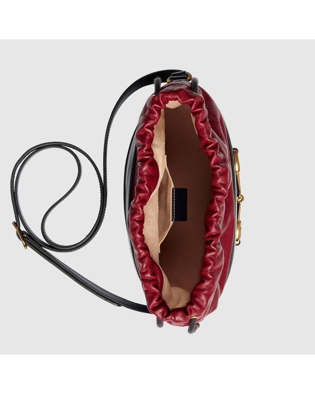 Gucci Blue 1955 Horsebit Shoulder Bag
