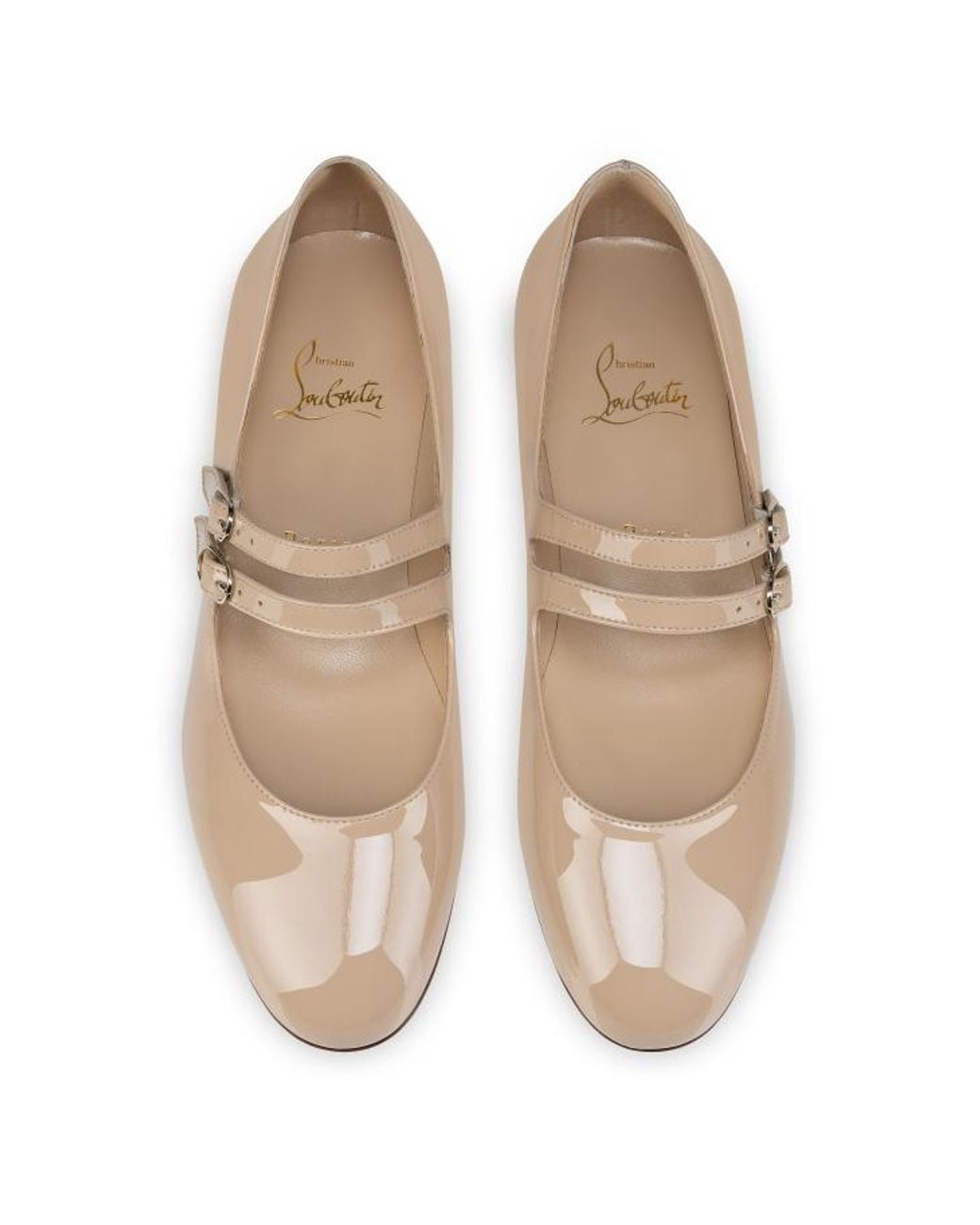 Christian Louboutin Natural Sweet Jane Ballet Shoes
