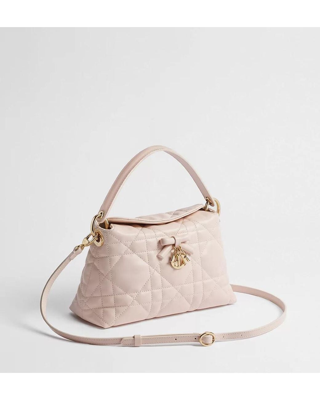 Dior Pink Aable Top Handle Mini Bag