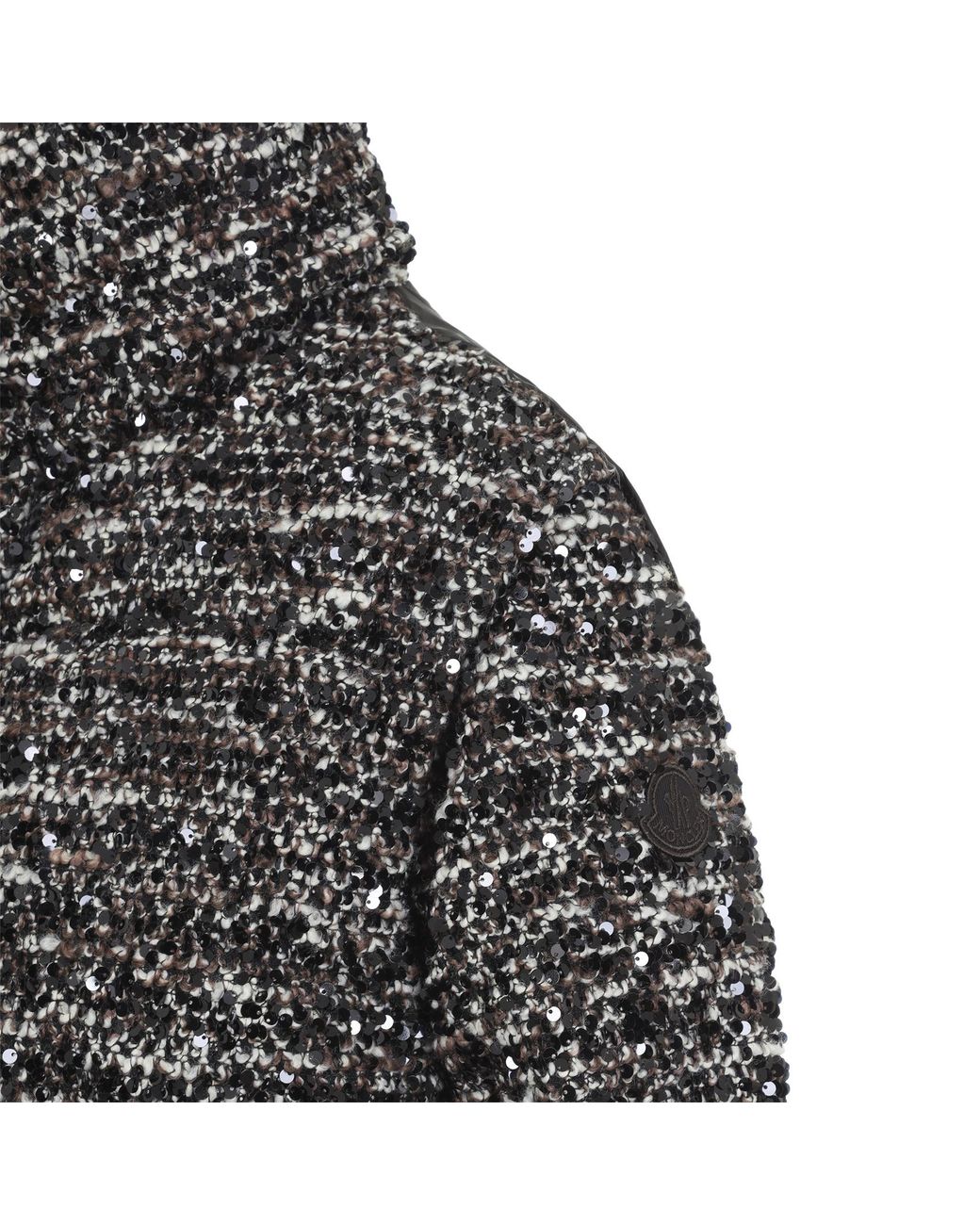 Moncler Gray Poetique Sequined Padded Jacket