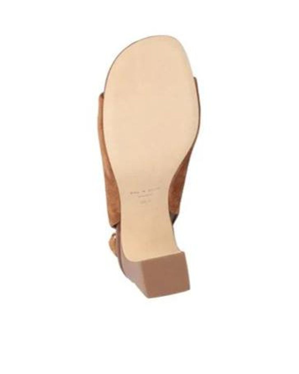 Rag & Bone Brown Round-Toe Block-Heel Sandals